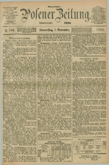Posener Zeitung. Jg.96, Nr. 780 (7 November 1889) - Mittag=Ausgabe.