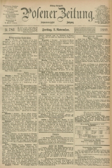 Posener Zeitung. Jg.96, Nr. 783 (8 November 1889) - Mittag=Ausgabe.