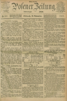 Posener Zeitung. Jg.96, Nr. 813 (20 November 1889) - Mittag=Ausgabe.