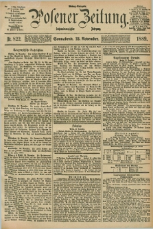Posener Zeitung. Jg.96, Nr. 822 (23 November 1889) - Mittag=Ausgabe.