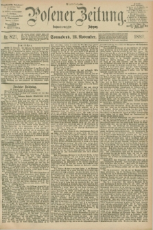 Posener Zeitung. Jg.96, Nr. 823 (23 November 1889) - Abend=Ausgabe.