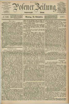 Posener Zeitung. Jg.96, Nr. 826 (25 November 1889) - Abend=Ausgabe.