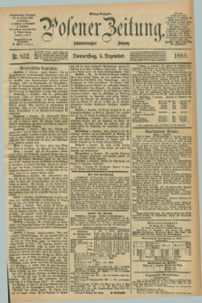 Posener Zeitung. Jg.96, Nr. 852 (5 Dezember 1889) - Mittag=Ausgabe.