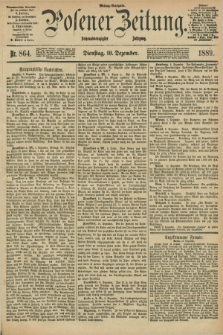Posener Zeitung. Jg.96, Nr. 864 (10 Dezember 1889) - Mittag=Ausgabe.