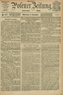 Posener Zeitung. Jg.96, Nr. 867 (11 Dezember 1889) - Mittag=Ausgabe.