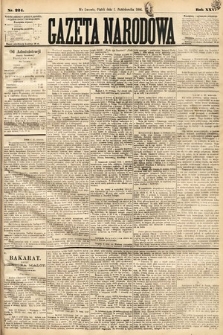 Gazeta Narodowa. 1886, nr 224