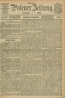 Posener Zeitung. Jg.96, Nr. 892 (20 Dezember 1889) - Abend=Ausgabe.