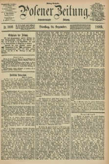 Posener Zeitung. Jg.96, Nr. 900 (24 Dezember 1889) - Mittag=Ausgabe.