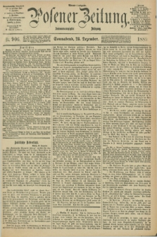 Posener Zeitung. Jg.96, Nr. 906 (28 Dezember 1889) - Abend=Ausgabe.