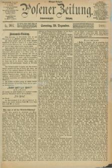 Posener Zeitung. Jg.96, Nr. 907 (29 Dezember 1889) - Morgen=Ausgabe. + dod.