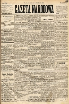 Gazeta Narodowa. 1886, nr 228