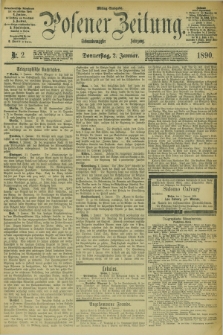 Posener Zeitung. Jg.97, Nr. 2 (2 Januar 1890) - Mittag=Ausgabe.