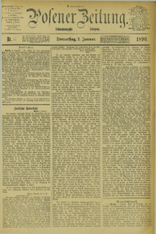 Posener Zeitung. Jg.97, Nr. 3 (2 Januar 1890) - Abend=Ausgabe.