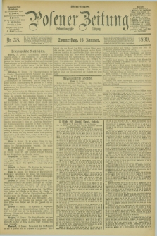 Posener Zeitung. Jg.97, Nr. 38 (16 Januar 1890) - Mittag=Ausgabe.