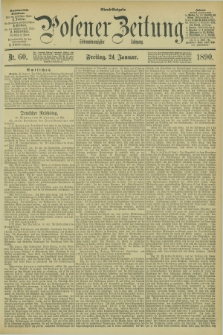 Posener Zeitung. Jg.97, Nr. 60 (24 Januar 1890) - Abend=Ausgabe.