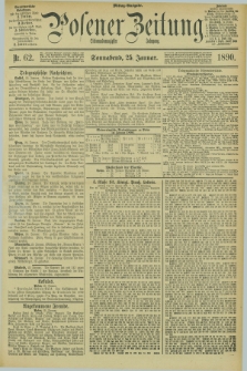 Posener Zeitung. Jg.97, Nr. 62 (25 Januar 1890) - Mittag=Ausgabe.