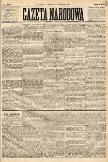 Gazeta Narodowa. 1886, nr 242