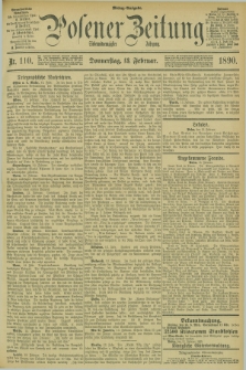 Posener Zeitung. Jg.97, Nr. 110 (13 Februar 1890) - Mittag=Ausgabe.