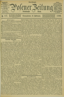 Posener Zeitung. Jg.97, Nr. 117 (15 Februar 1890) - Abend=Ausgabe.