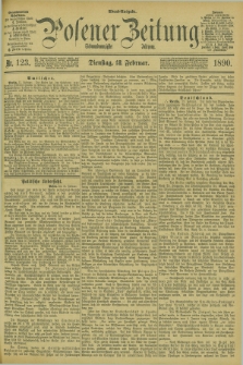 Posener Zeitung. Jg.97, Nr. 123 (18 Februar 1890) - Abend=Ausgabe.