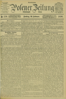 Posener Zeitung. Jg.97, Nr. 150 (28 Februar 1890) - Abend=Ausgabe.