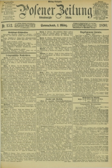 Posener Zeitung. Jg.97, Nr. 152 (1 März 1890) - Mittag=Ausgabe.