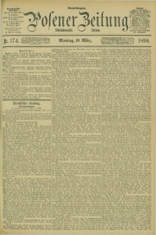 Posener Zeitung. Jg.97, Nr. 174 (10 März 1890) - Abend=Ausgabe.