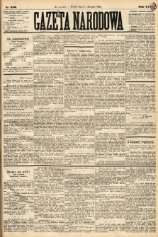Gazeta Narodowa. 1886, nr 256