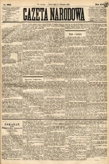 Gazeta Narodowa. 1886, nr 260