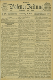 Posener Zeitung. Jg.97, Nr. 201 (20 März 1890) - Abend=Ausgabe.