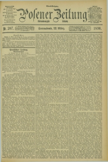 Posener Zeitung. Jg.97, Nr. 207 (22 März 1890) - Abend=Ausgabe.
