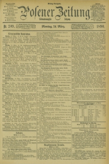 Posener Zeitung. Jg.97, Nr. 209 (24 März 1890) - Mittag=Ausgabe.