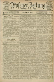 Posener Zeitung. Jg.97, Nr. 448 (1 Juli 1890) - Abend=Ausgabe.