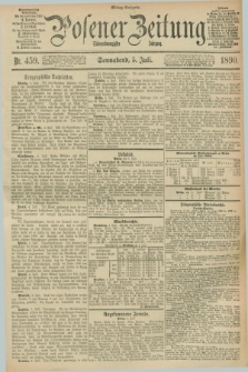 Posener Zeitung. Jg.97, Nr. 459 (5 Juli 1890) - Mittag=Ausgabe.