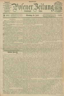 Posener Zeitung. Jg.97, Nr. 481 (14 Juli 1890) - Abend=Ausgabe.