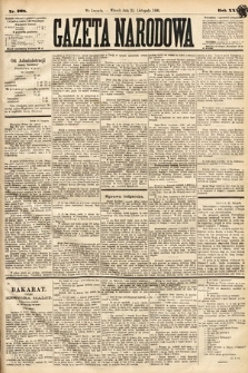 Gazeta Narodowa. 1886, nr 268
