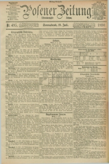 Posener Zeitung. Jg.97, Nr. 495 (19 Juli 1890) - Mittag=Ausgabe.