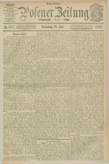 Posener Zeitung. Jg.97, Nr. 497 (20 Juli 1890) - Morgen=Ausgabe. + dod.
