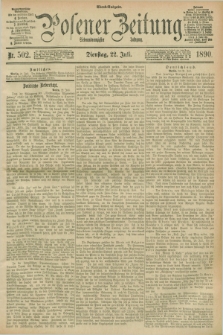 Posener Zeitung. Jg.97, Nr. 502 (22 Juli 1890) - Abend=Ausgabe.