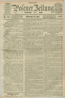 Posener Zeitung. Jg.97, Nr. 504 (23 Juli 1890) - Mittag=Ausgabe.
