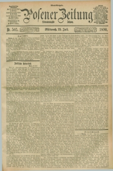 Posener Zeitung. Jg.97, Nr. 505 (23 Juli 1890) - Abend=Ausgabe.