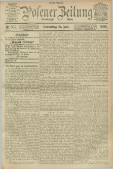 Posener Zeitung. Jg.97, Nr. 506 (24 Juli 1890) - Morgen=Ausgabe. + dod.