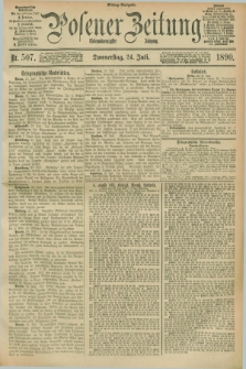 Posener Zeitung. Jg.97, Nr. 507 (24 Juli 1890) - Mittag=Ausgabe.