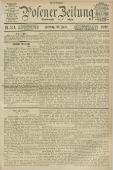 Posener Zeitung. Jg.97, Nr. 511 (25 Juli 1890) - Abend=Ausgabe.