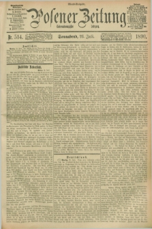 Posener Zeitung. Jg.97, Nr. 514 (26 Juli 1890) - Abend=Ausgabe.