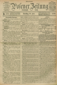 Posener Zeitung. Jg.97, Nr. 519 (29 Juli 1890) - Mittag=Ausgabe.
