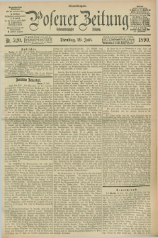 Posener Zeitung. Jg.97, Nr. 520 (29 Juli 1890) - Abend=Ausgabe.