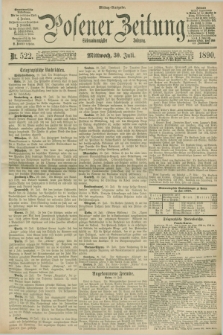 Posener Zeitung. Jg.97, Nr. 522 (30 Juli 1890) - Mittag=Ausgabe.