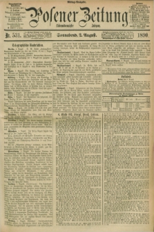 Posener Zeitung. Jg.97, Nr. 531 (2 August 1890) - Mittag=Ausgabe.