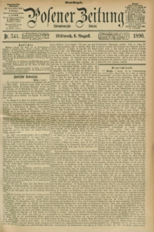 Posener Zeitung. Jg.97, Nr. 541 (6 August 1890) - Abend=Ausgabe.